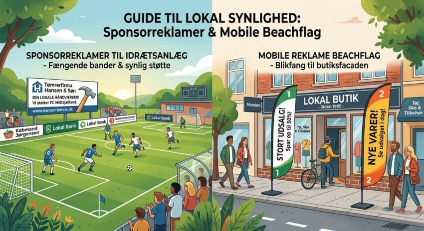 Sådan vælger du den rette reklameløsning: Sponsorreklamer vs. Mobile beachflag